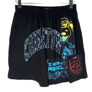 Chinatown Market Men's I Need Miracle Graphic Sweat Short S Black Athletic
